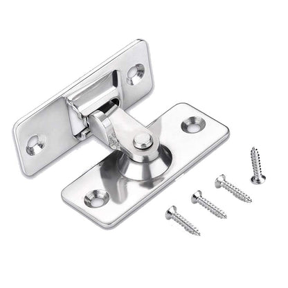 4 Pcs 90-Degree Stainless Steel Corner Door Lock