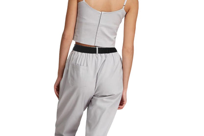 2Pcs Adjustable Stretch Belt Invisible Elastic Waistband for Pants Jeans -Black