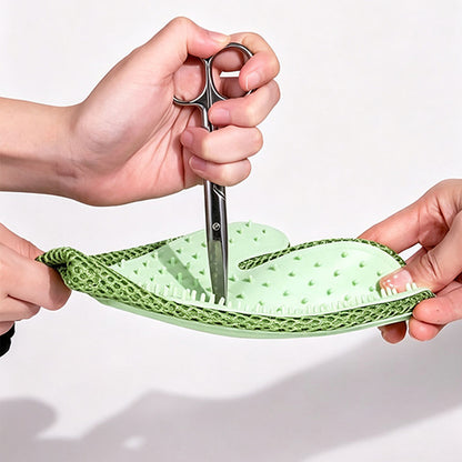 USB Spray Pet Grooming Glove for Cats Dogs - Light Green