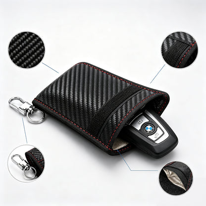 3 Piece Carbon Fiber Key Fob Holders
