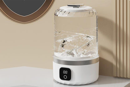 1L Underwear Washing Machine Mini Washer for Apartment Dorm RV Travel-White