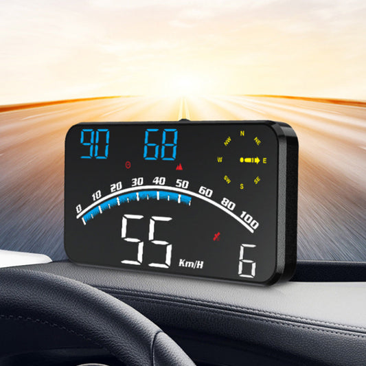 Universal Car Digital GPS Speedometer HUD Head Up Display for Vehicles MPH Overspeed Alarm