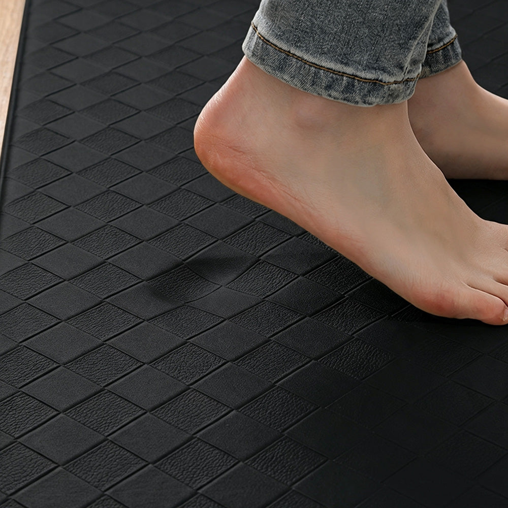 Kitchen Mat Waterproof Floor Mat - Black