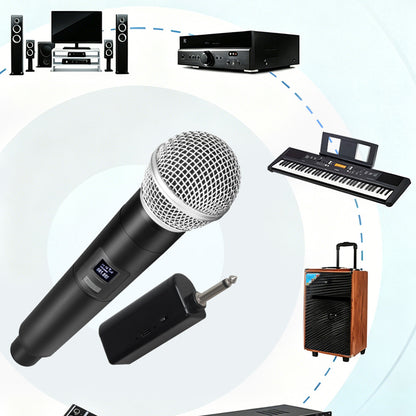 2Pcs 2.4G Wireless Microphone