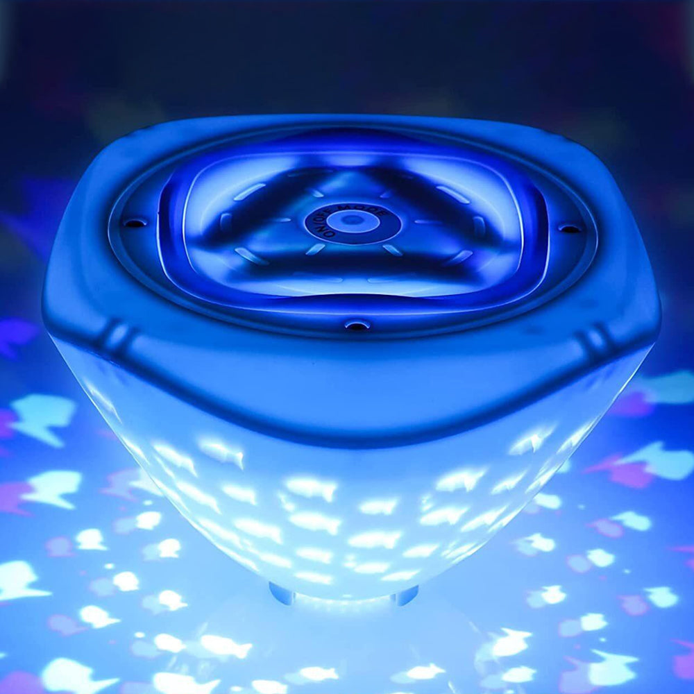 LED Bathtub Floating Lamp Swimming Pool Projector Light Home Pool Party Holiday Decor