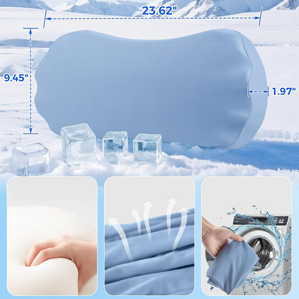 Lumbar Support Pillow Memory Foam Pillow for Sleeping