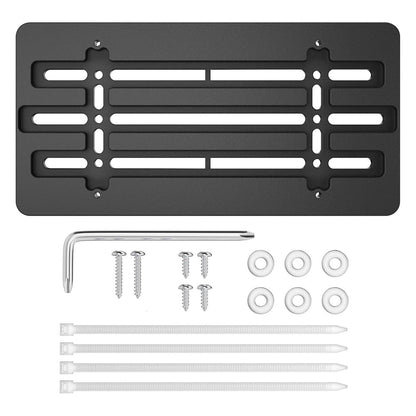 Universal License Plate Bracket Holder Front License Plate Mounting Kit for Cars and Trucks