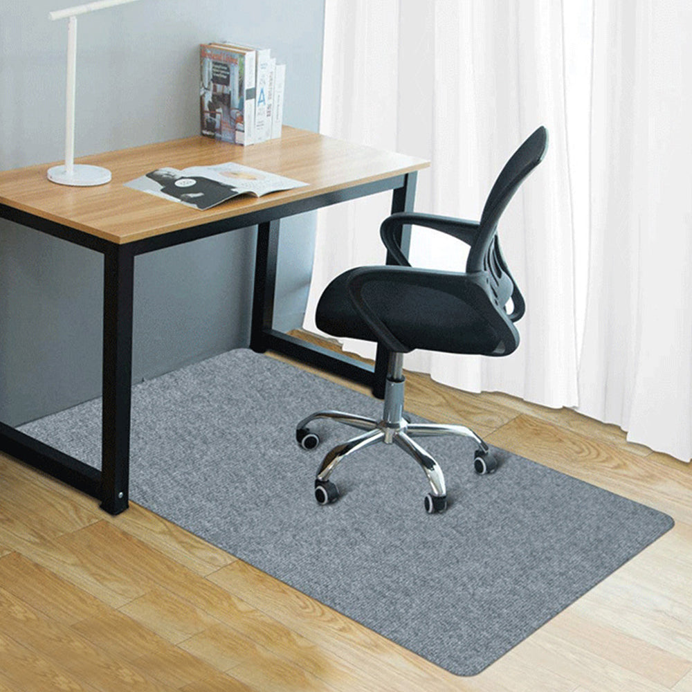 Anti-Slip Office Chair Mat Floor Protector Light Grey