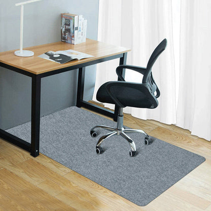 Anti-Slip Office Chair Mat Floor Protector Light Grey