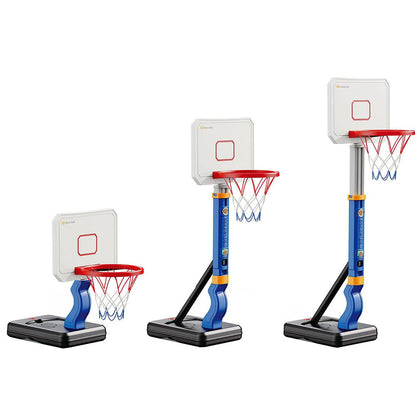 Kids Basketball Training Hoop Height Adjustable Basketball Hoop Set for Indoor  Outdoor Playing Blue