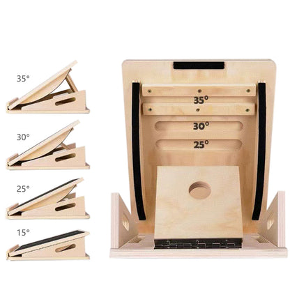 4-Angle Adjustable Slant Board Calf Stretcher Fitness Equipment