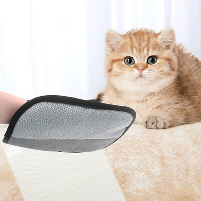 Pet Hair Removal Glove ââ‚?Reusable 5-Finger Electrostatic Grooming Tool
