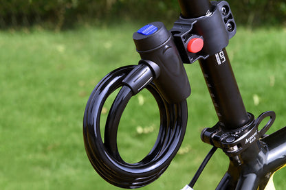 Anti-theft Security Bike Cable Lock Bicycle Lock With Bracket And 2pcs Keys