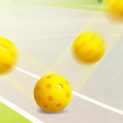 12 Pack TPE 26 Hole Training Balls High Visibility Indoor Outdoor