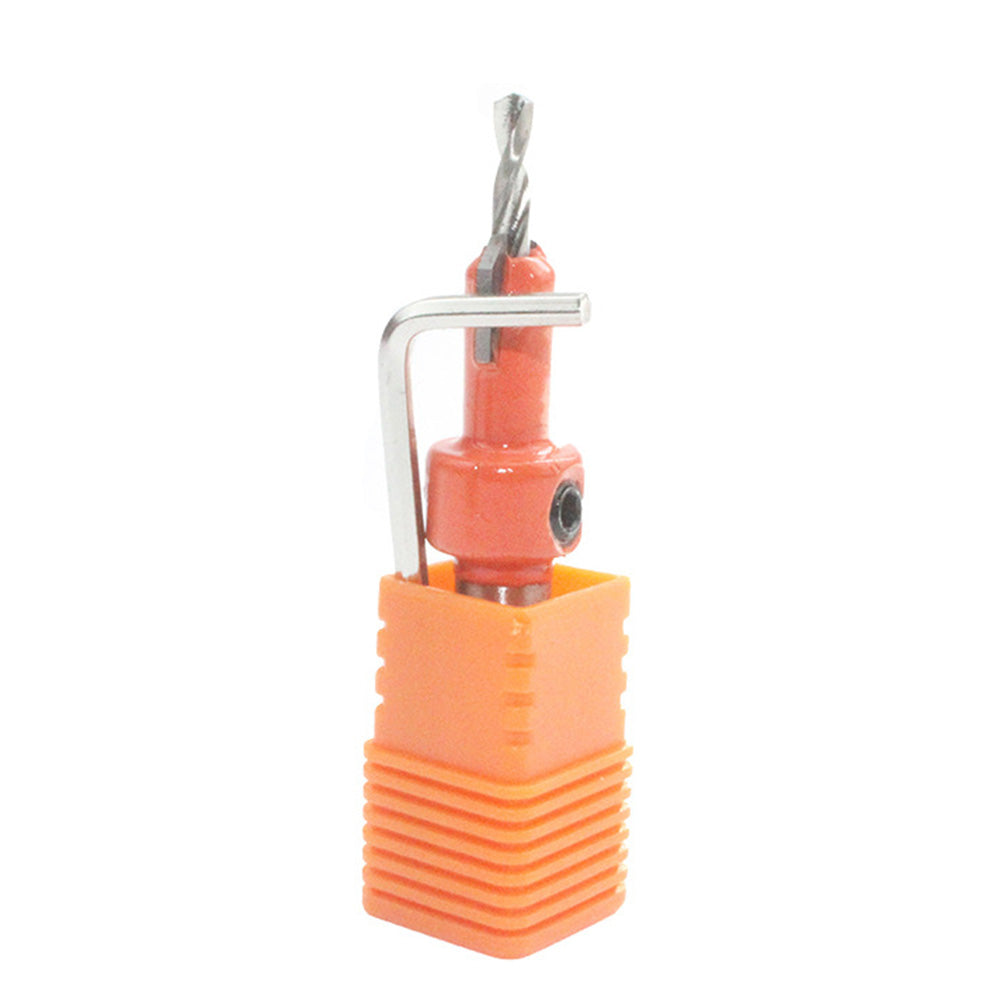 5 Piece 2.8 to 4.0mm Carbide Countersink Drill Bit Set