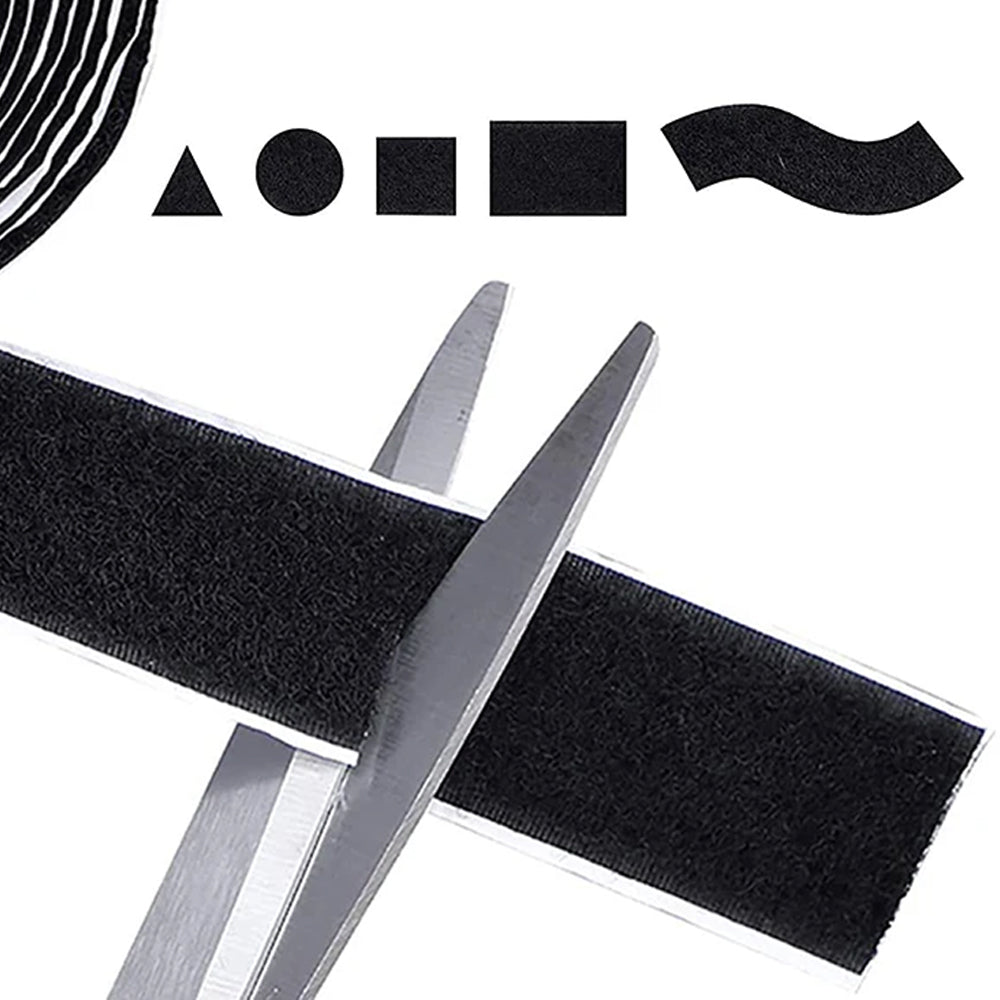 3-Meter Hook and Loop Tape Self-Adhesive for Couch Cushions Carpet Rugs