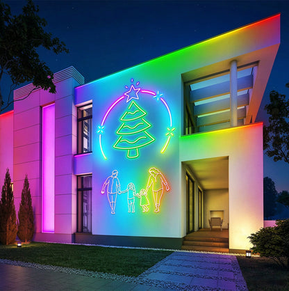 Waterproof Flexible RGB Neon LED Strip with Music Sync and App Control