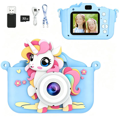 Little Ones Digital Camera with 32GB Card and Reader - Light Blue