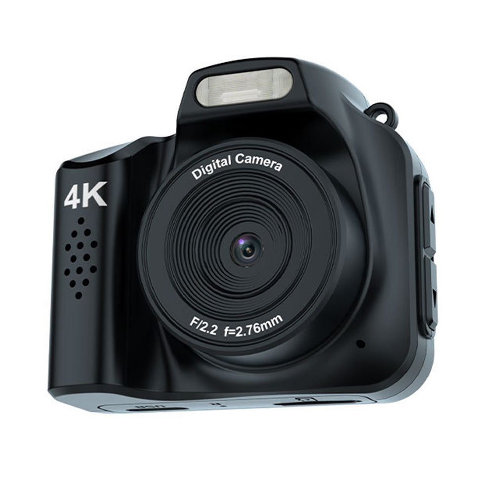 Mini Keychain Camera 4K Digital Camera Pocket-Sized Camera for Birthdays Gifts -Black