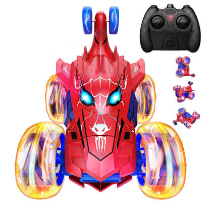 Remote Control Spiderman Car with 360 Flips â€?Kids RC Toy