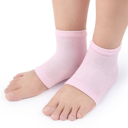 5 Pairs Toeless Gel Heel Socks ¡§C Foot Skin Care Protectors for Dry Cracked Feet