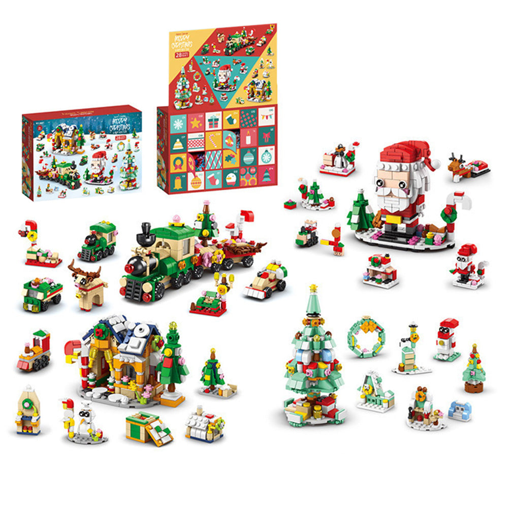 Advent Calendar ¨C Christmas House Mini Building Set for Kids and Adults 6+ Style 1