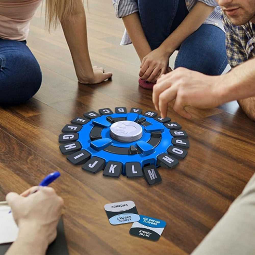 Fast-Paced Think Letters Board Game Race Against The Timer Letter Pressing Word Family Game