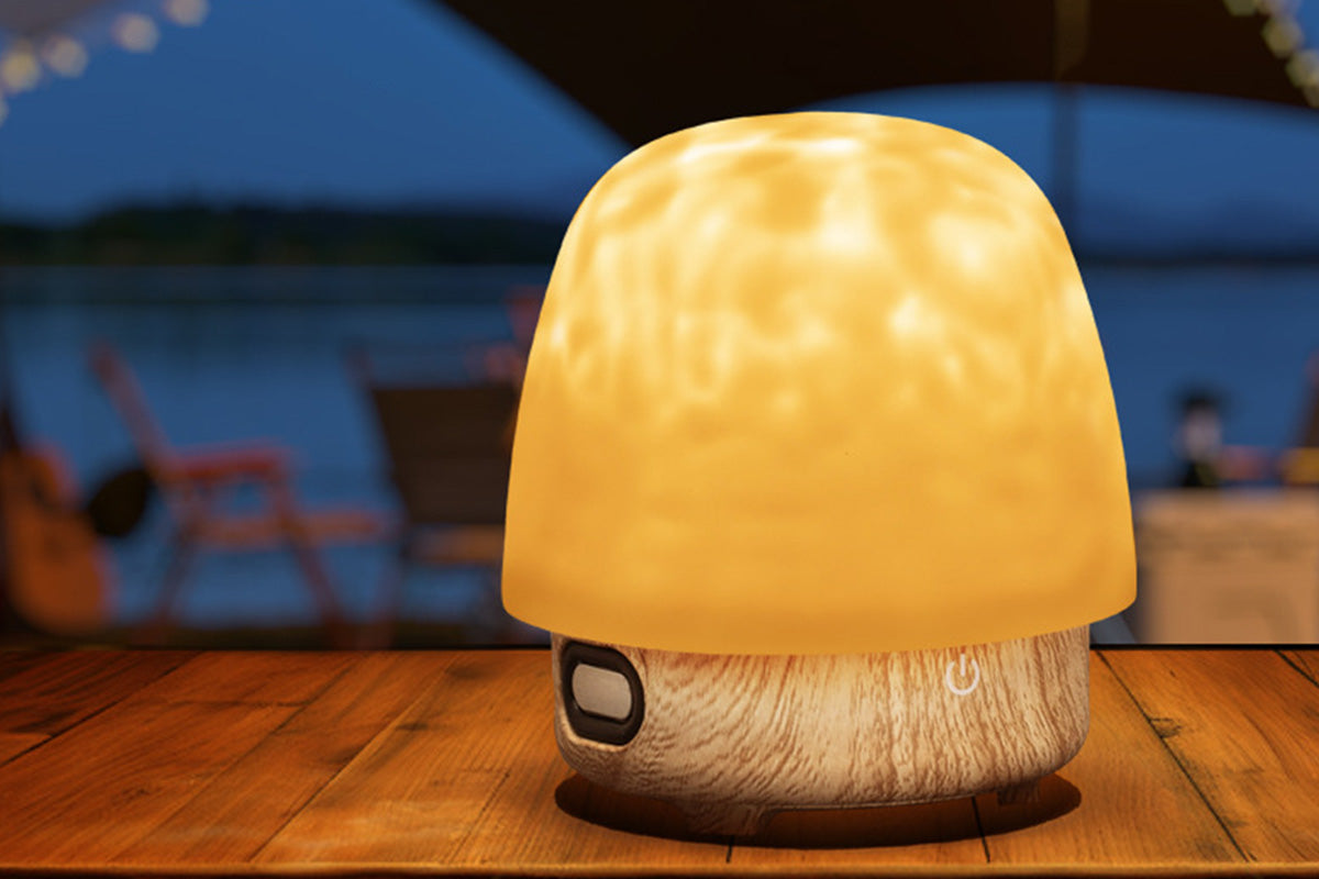 16 Color Changing Waterproof Bluetooth Speaker Lamp - Khaki