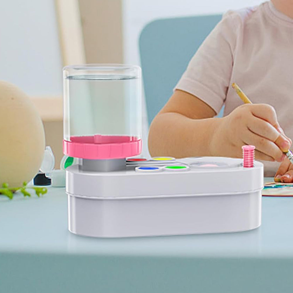 Paint Brush Cleaner Paint Station Art Supplies for Kids-Pink