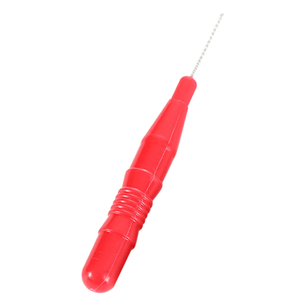 30 Piece Mini Cleaning Brushes for Braces Teeth Brows - Red