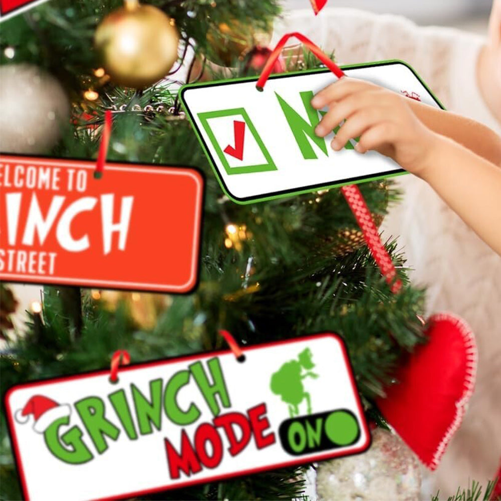 10PCS Christmas Tree Hanging Ornaments Decorations for Holiday Xmas Tree