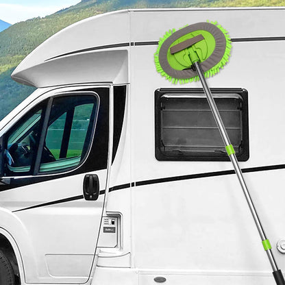 8Pcs Car Cleaning Kit Car Wash Brush with Long Handle for Cars RV Truck