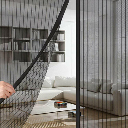No-Drill Attraction Mosquito Screen Door Curtain