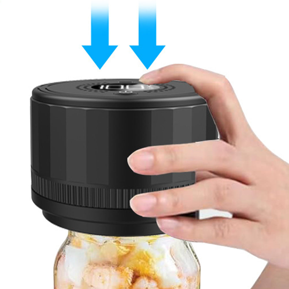 Electric Mason Jar Vacuum Sealer Kit for Food Storage & Preservation