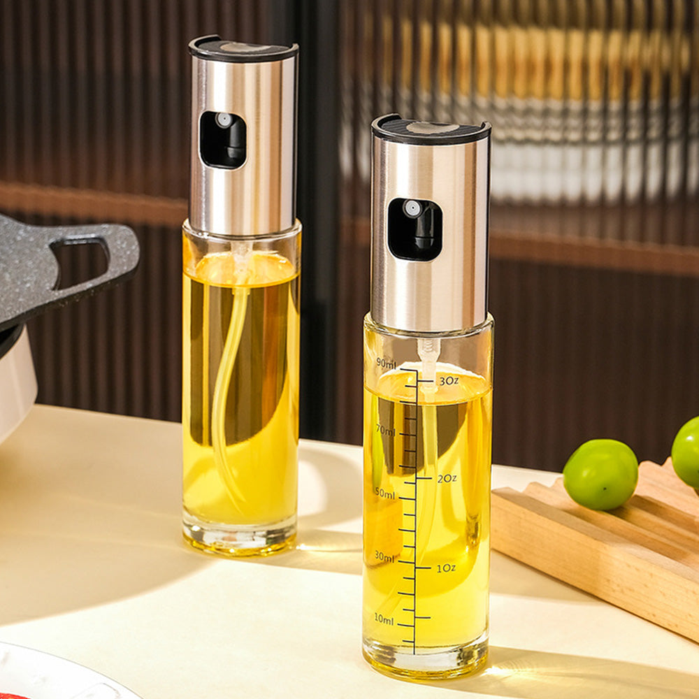 100ml Glass Olive Oil Sprayer Bottle for Cooking Salad BBQ & Grilling