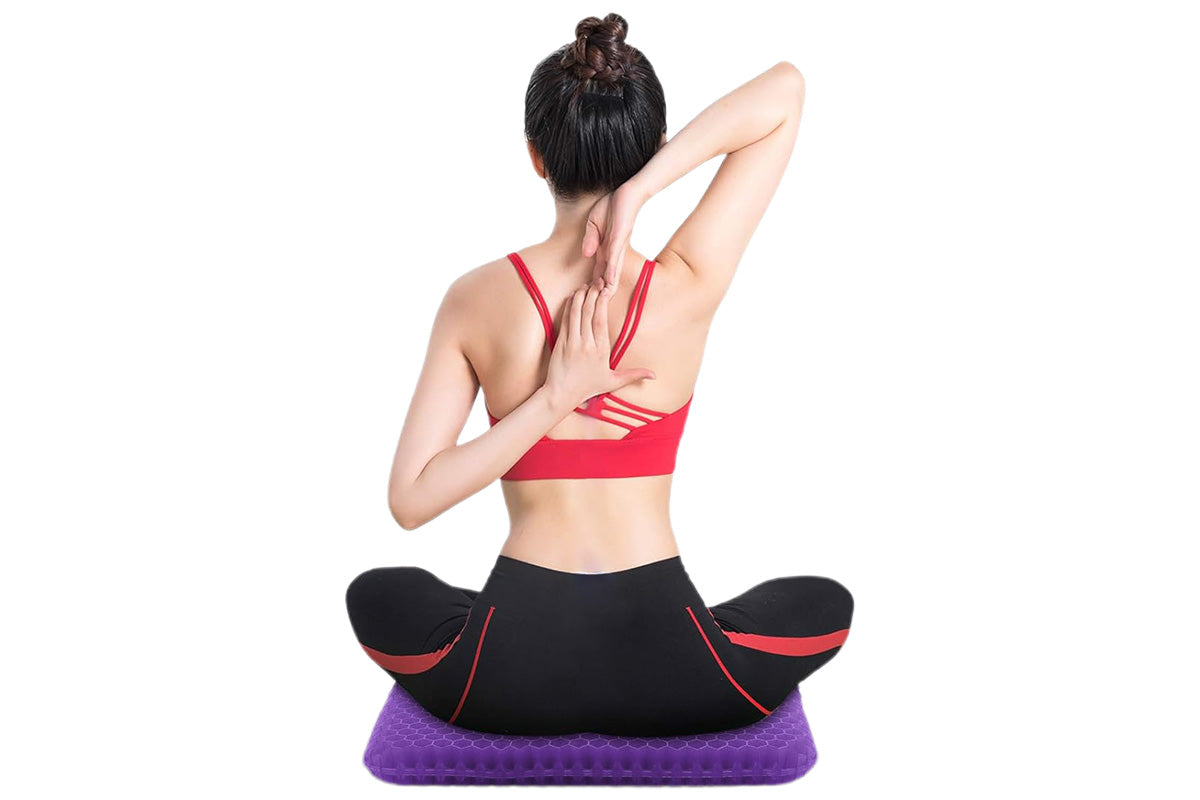 Gel Seat Cushion Double Layer Gel Honeycomb Seat Comfort Support Cushion