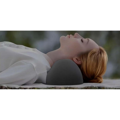 Small Neck Stretcher Pillow Soft Cervical Traction Neck Pillow for Tension Muscle-Black