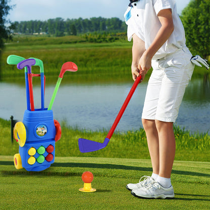 Kids Golf Set Toddler Golf Clubs with 6 Balls Indoor Outdoor Sport Toy