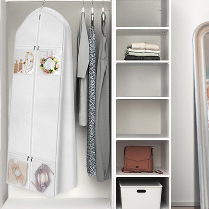 Portable Gusseted Dress Bag Wedding Dress Garment Bag with Bride Tote Bag