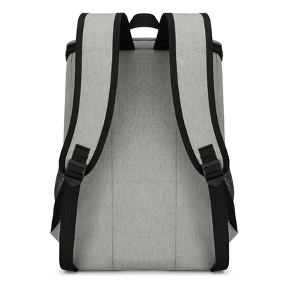 Portable Insulated Backpack Leak Proof  Camping Cooler Bag Grey