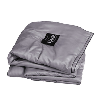 Silk Imitation Summer Cool Air Condition Quilt Washable Quilt Light Grey