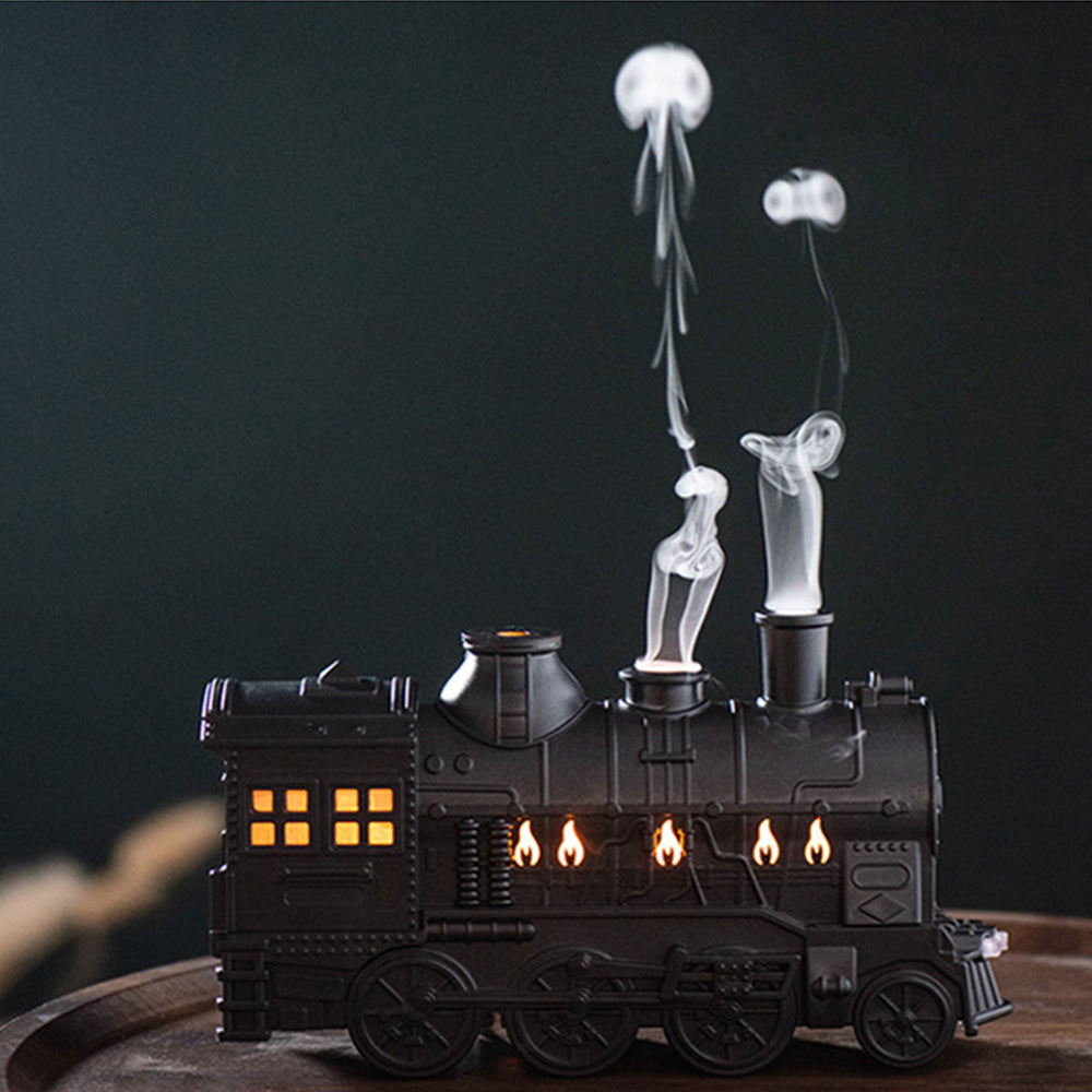 Aromatherapy Diffuser Cool Mist Ultrasonic Aroma Train Diffuser with Remote Control