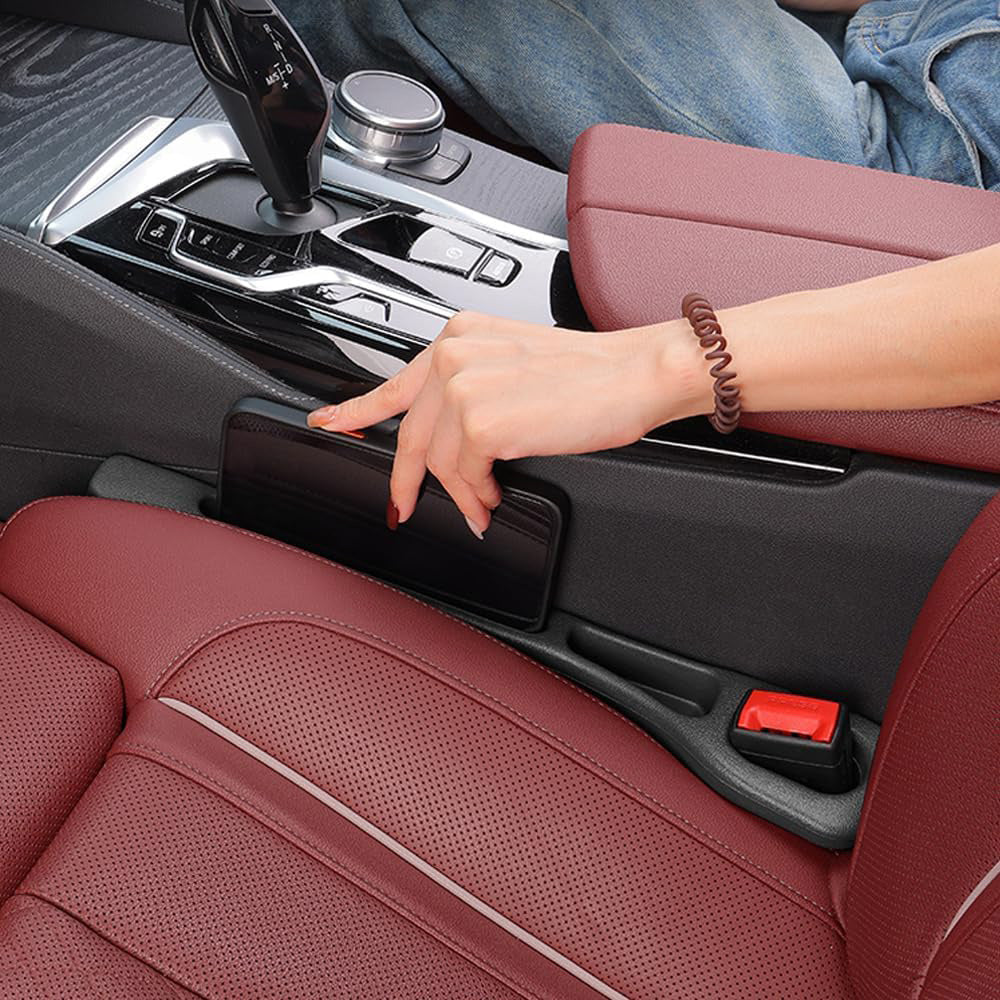 Universal 2PCS Car Seat Gap Filler Organizer With Storage Slot For SUV Truck Accessories
