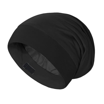 Adjustable Double Layer Hair Cap-Black