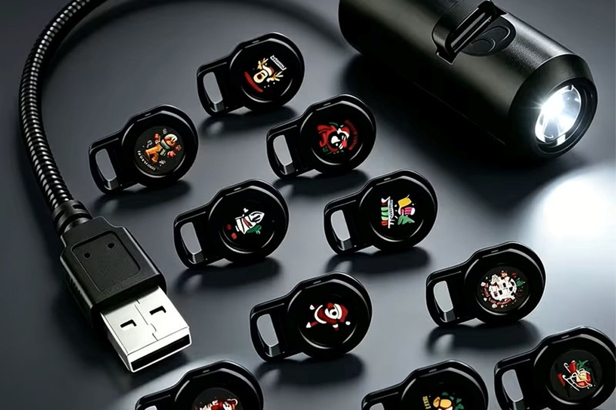 USB Powered Christmas Projector Light - 10 Slides