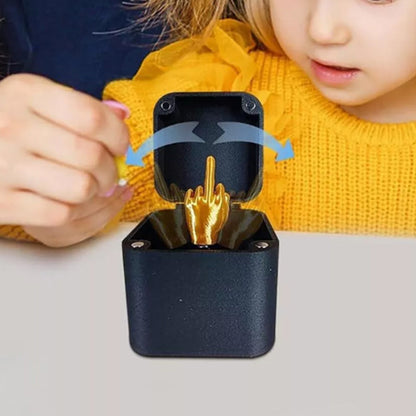Middle Finger in Box Surprise Box Spoof Hand Prank Pop Up Christmas Novelty Fun Present