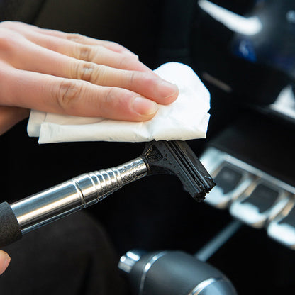 Retractable Universal Car Rearview Mirror Wiper Glass Mist Cleaner Glass Mirror Cleaning Tool