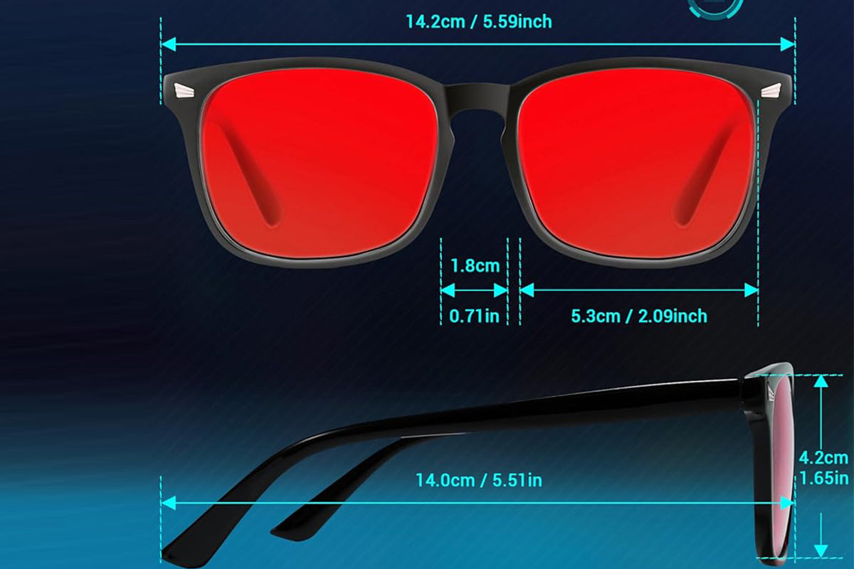 Sleep Glasses Blue Light Blocking Glasses for Gaming Working Sleeping-Black
