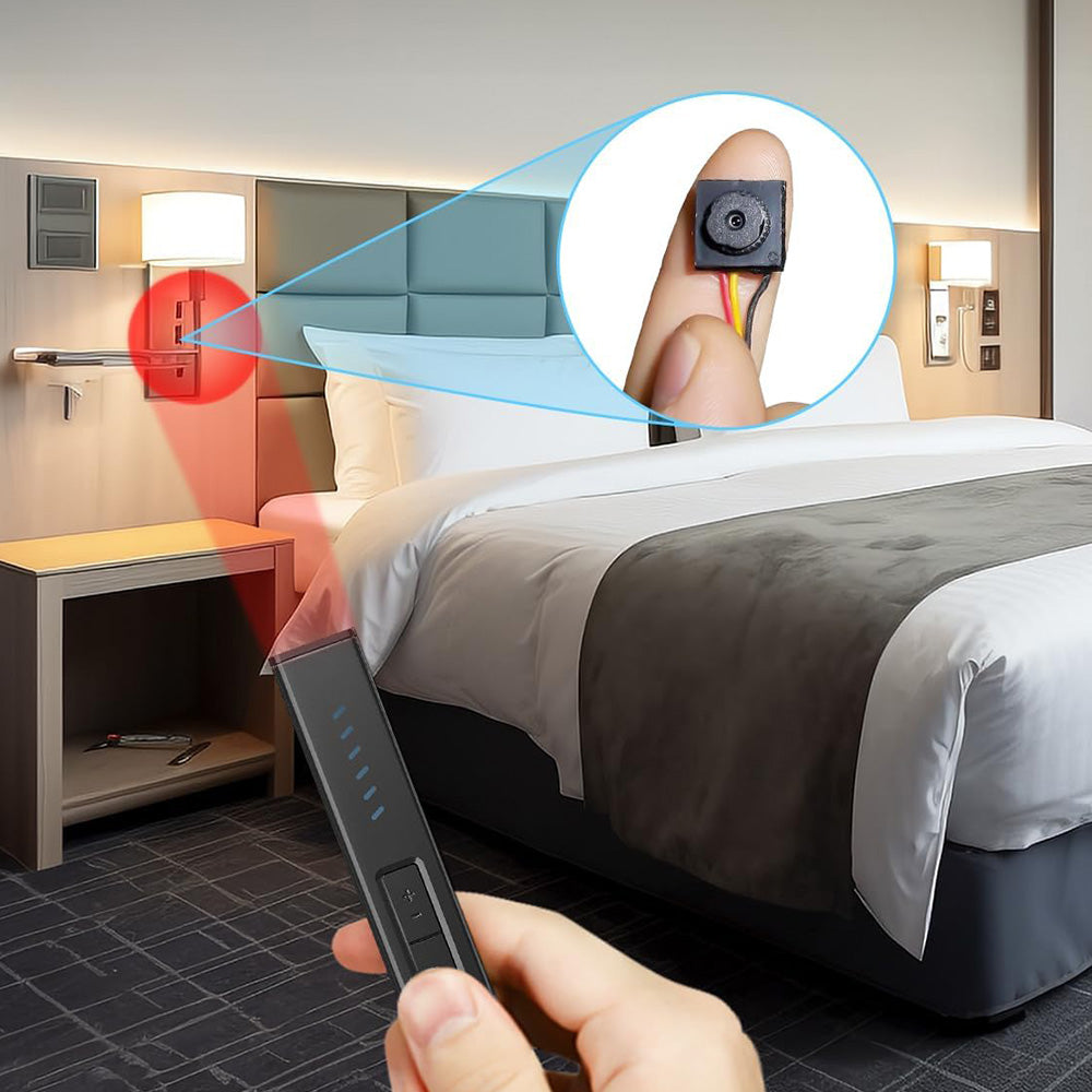 4-Mode Hidden Camera Detector Anti Spy Camera Finder for Travel Car Bathroom Office Hotel