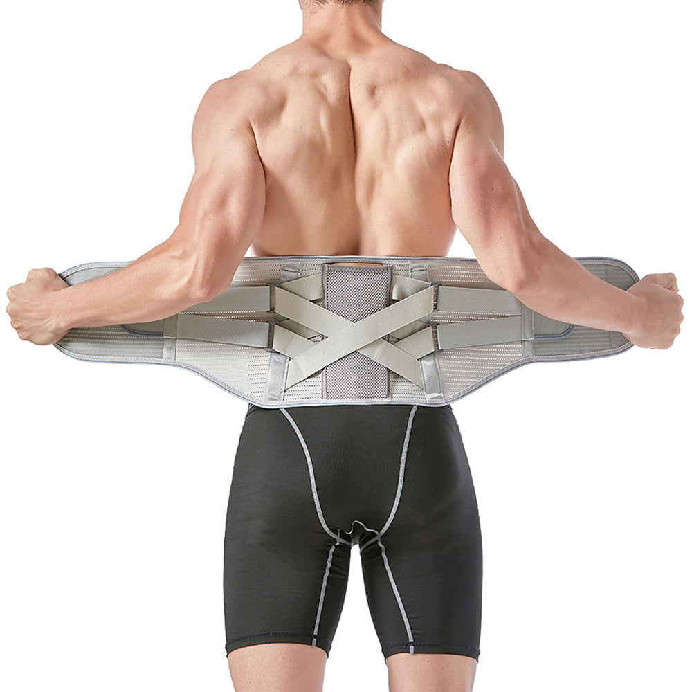 Back Braces for Lower Back Lumbar Back Support Belt with Removable Pads